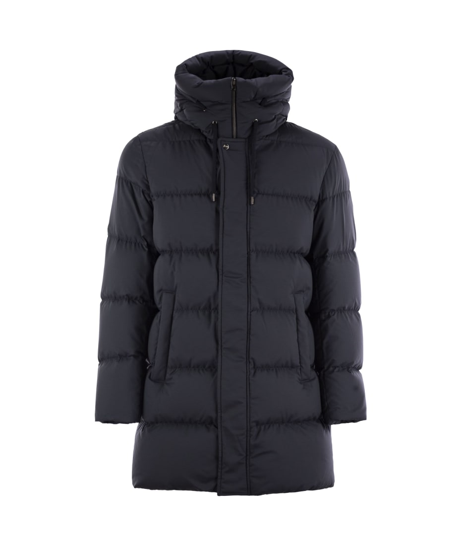 Herno Long Down Jacket With Hood | italist