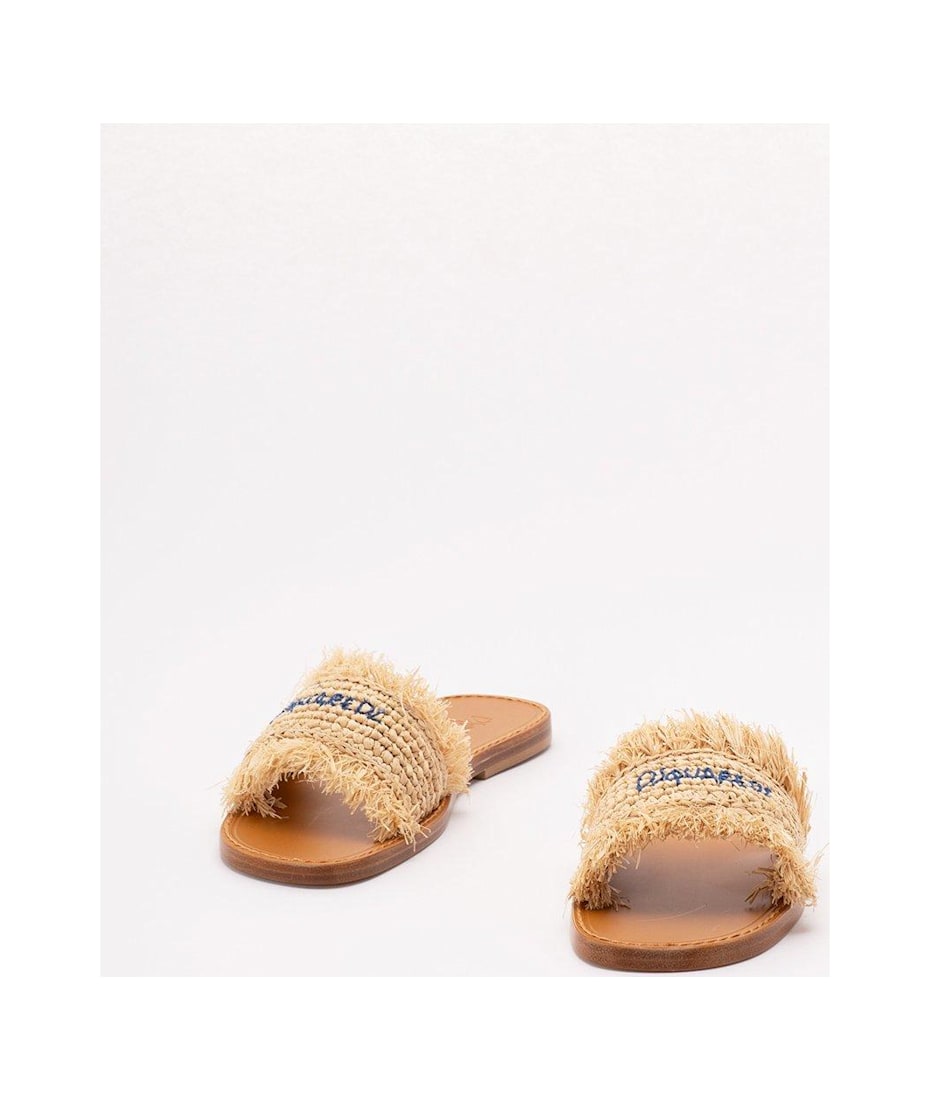 【送料&関税込】Dsquared2 Frayed Slide Sandals Dsquared2 Frayed Slide Sandals | italist