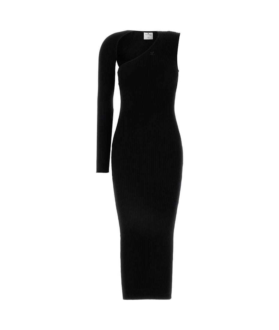 ワンピース COURREGES BLACK VISCOSE BLEND DRESS Courrèges Black Viscose Blend Dress | italist