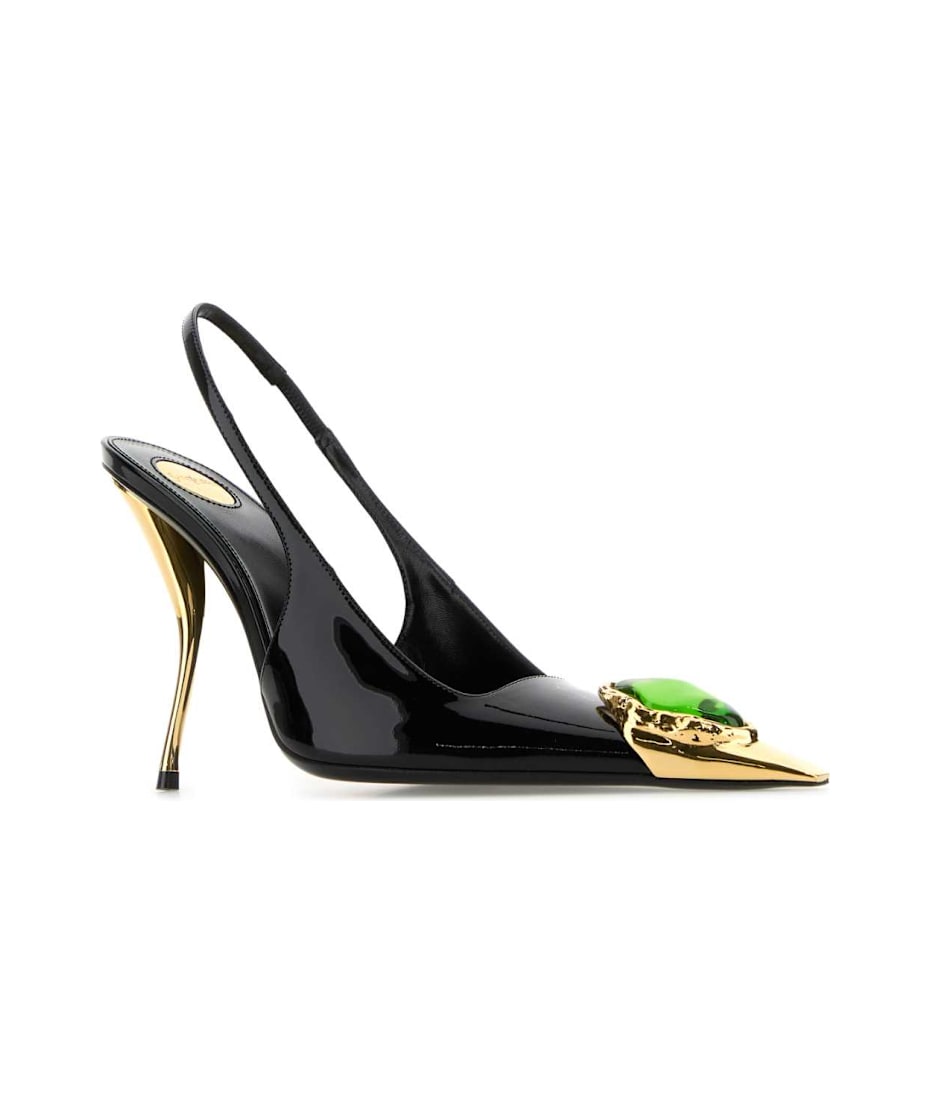 【関税&送料込】Saint Laurent Black Leather Loulou Pumps Saint Laurent Black Leather Loulou Pumps | italist