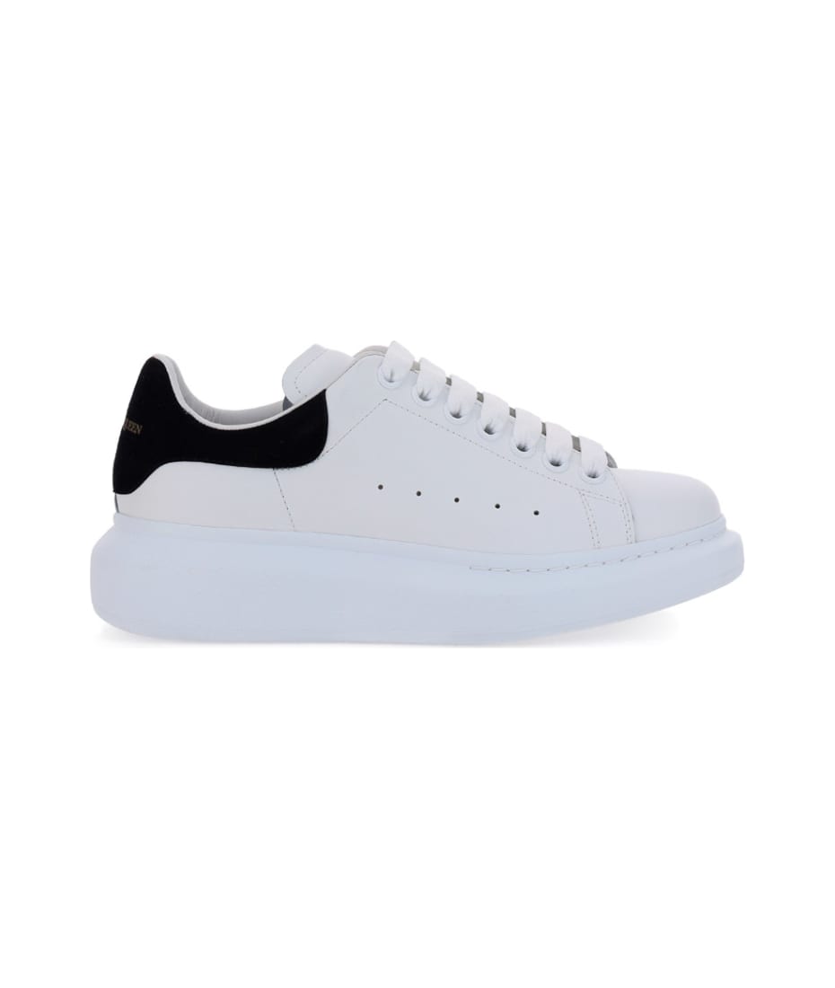 navy alexander mcqueen trainers