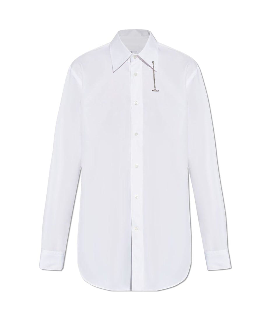 シャツ Alexander McQueen Shirts Men's McQueen-T-Shirt in Black | McQueen US