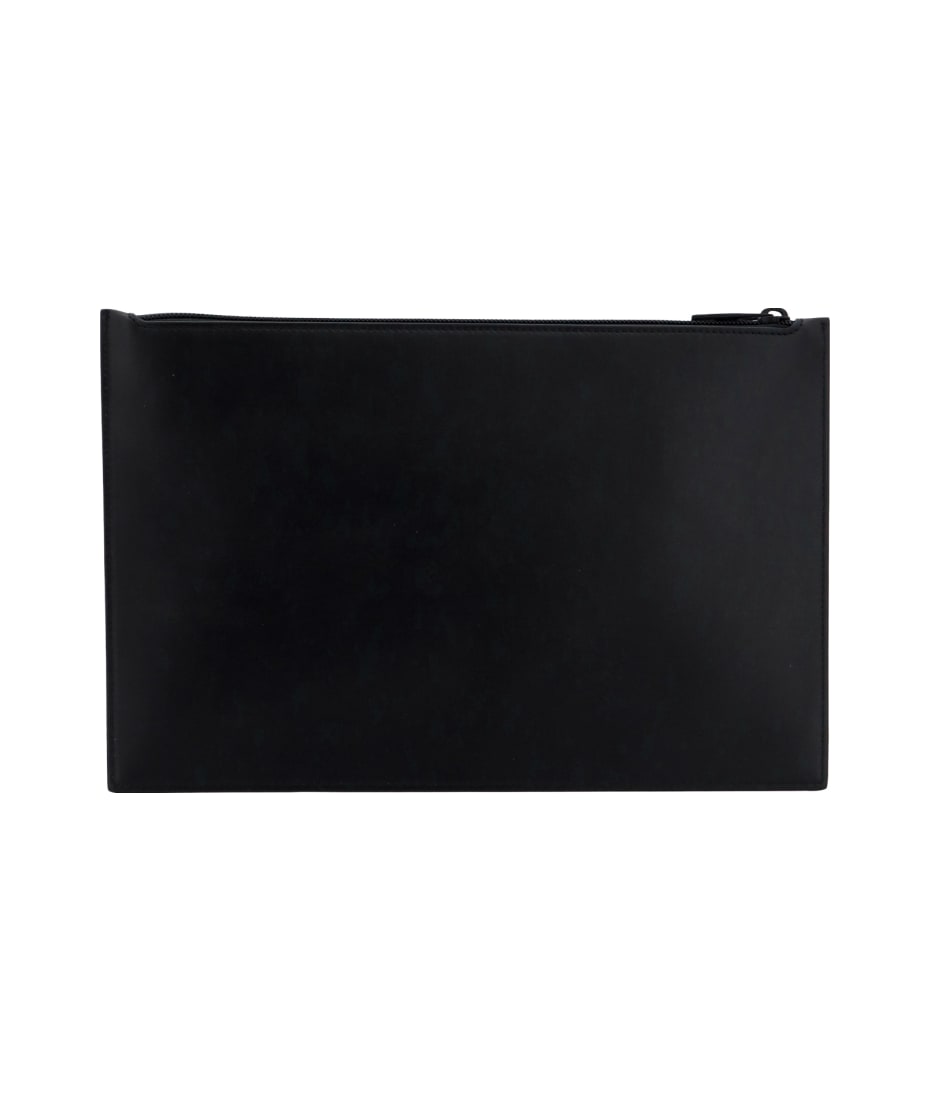 Alexander McQueen Graffiti Clutch Bag - Black