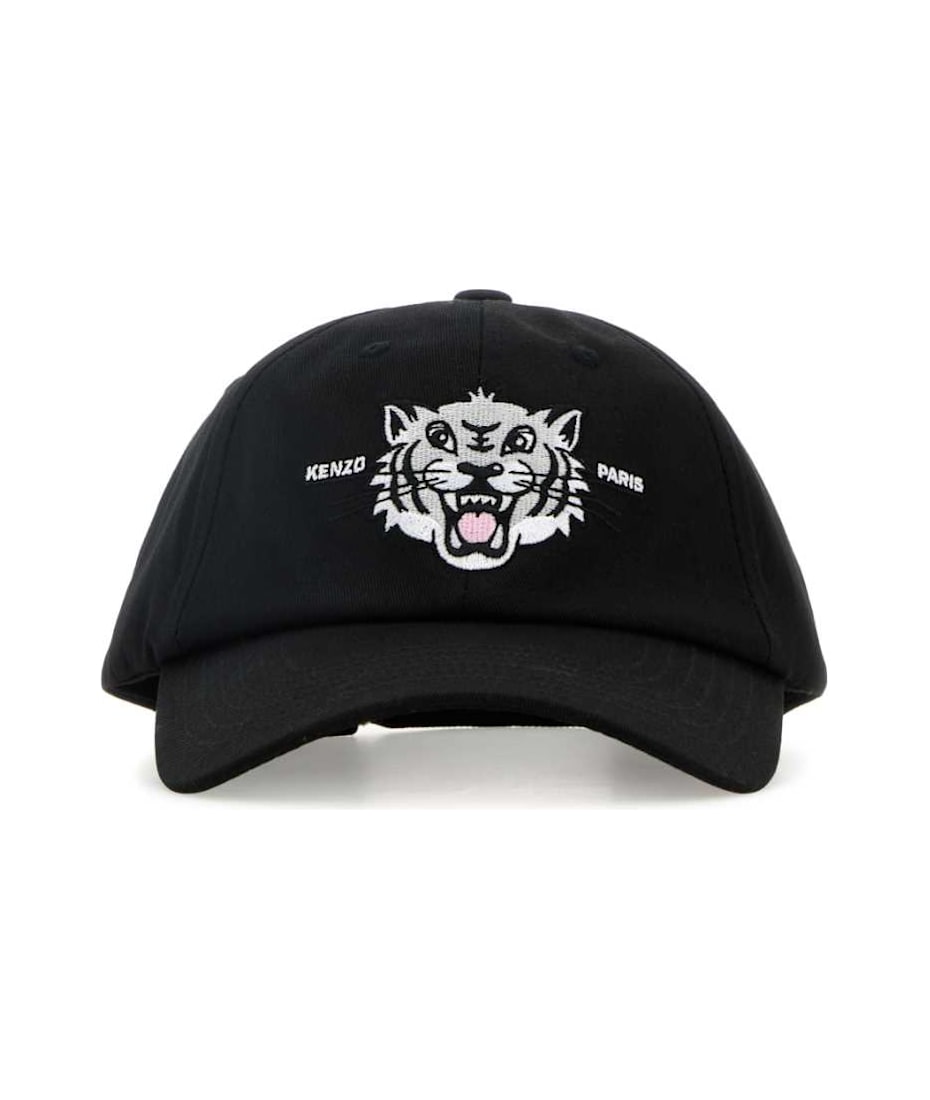 【送料&関税込】Kenzo Black Cotton Baseball Cap Kenzo Black Cotton Baseball Cap | italist