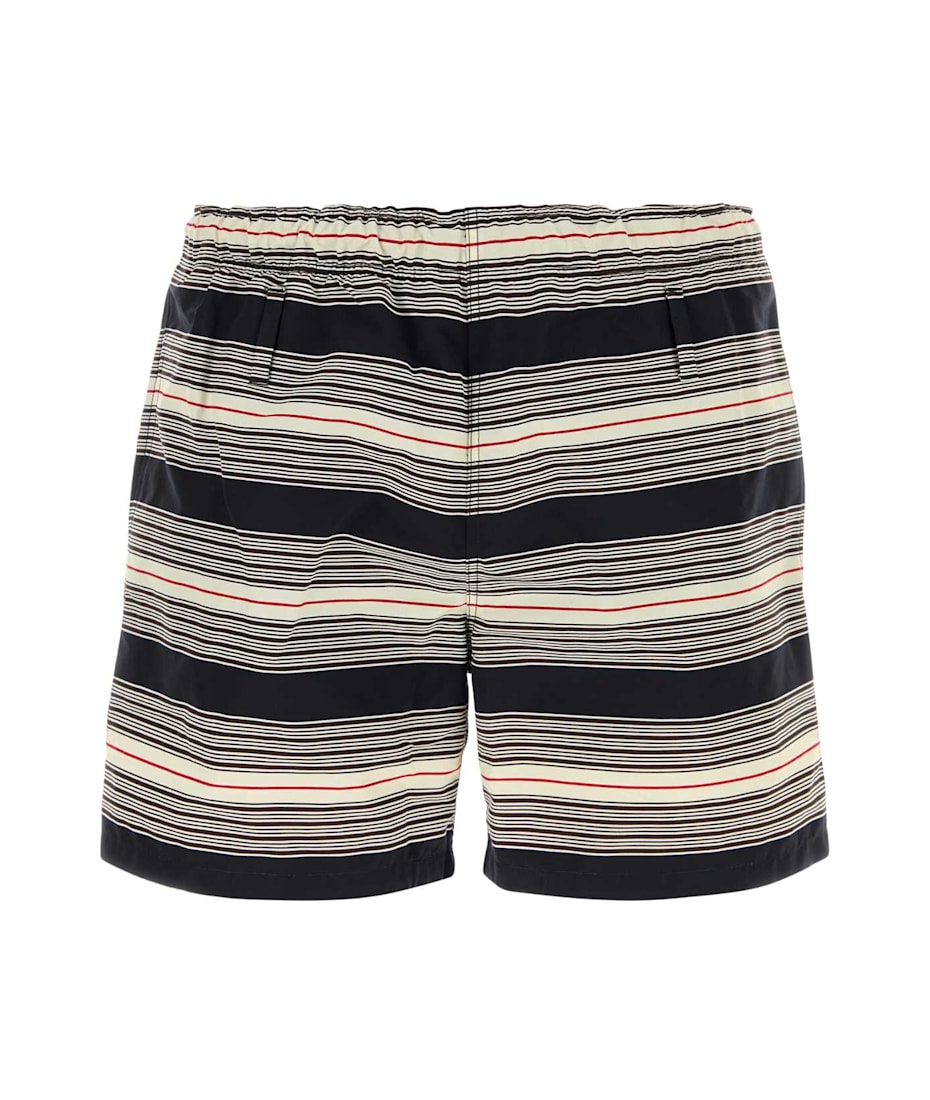 Prada Embroidered Nylon Swimming Shorts | italist