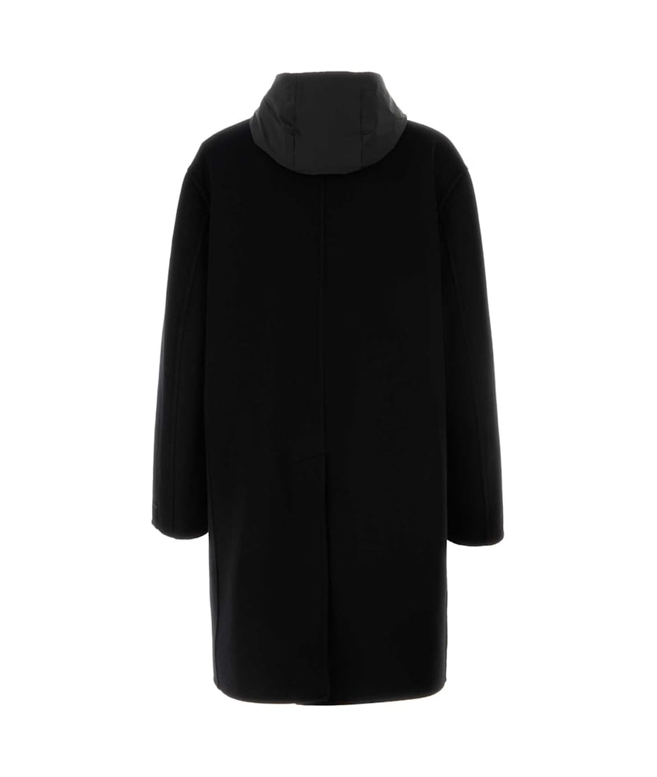 Prada Black Cashmere Coat | italist