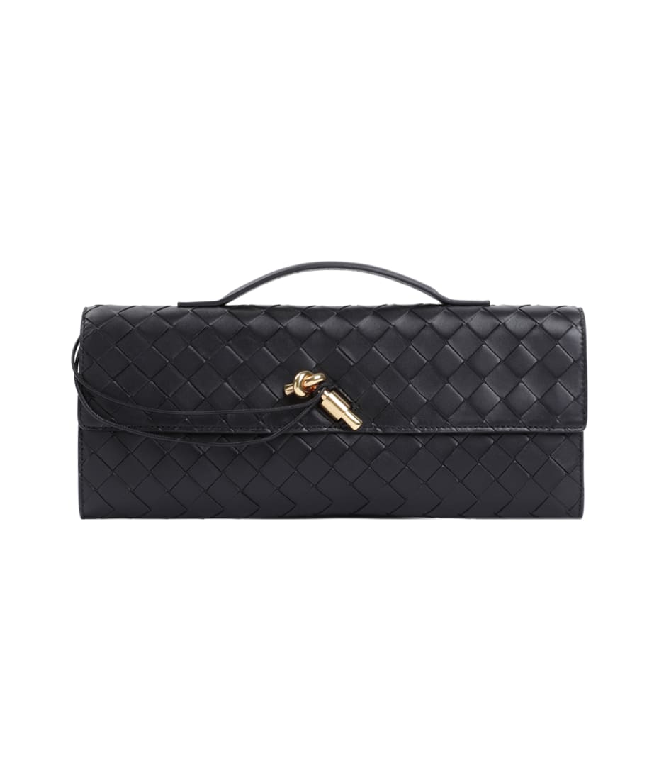 Bottega Veneta Andiamo Long Intreccio Clutch | italist