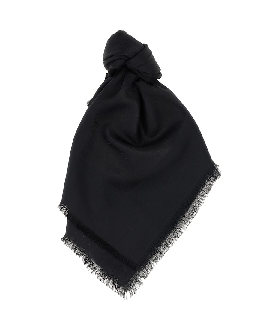 マフラー/ショール Basket Jacquard Shawl in Off White usa1878jpg.image.watermark.