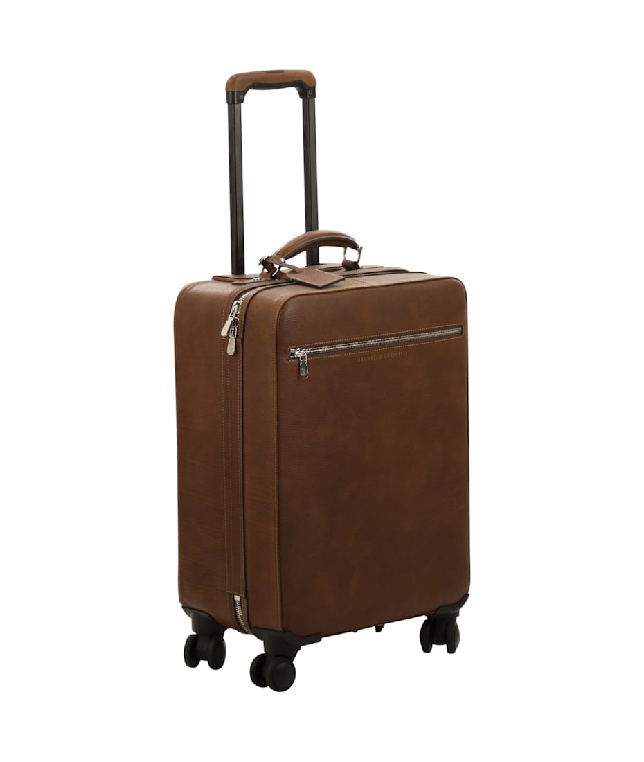 BRUNELLO CUCINELLI リブニットバ【関税込】 Brunello Cucinelli Calfskin Trolley With Grain | italist