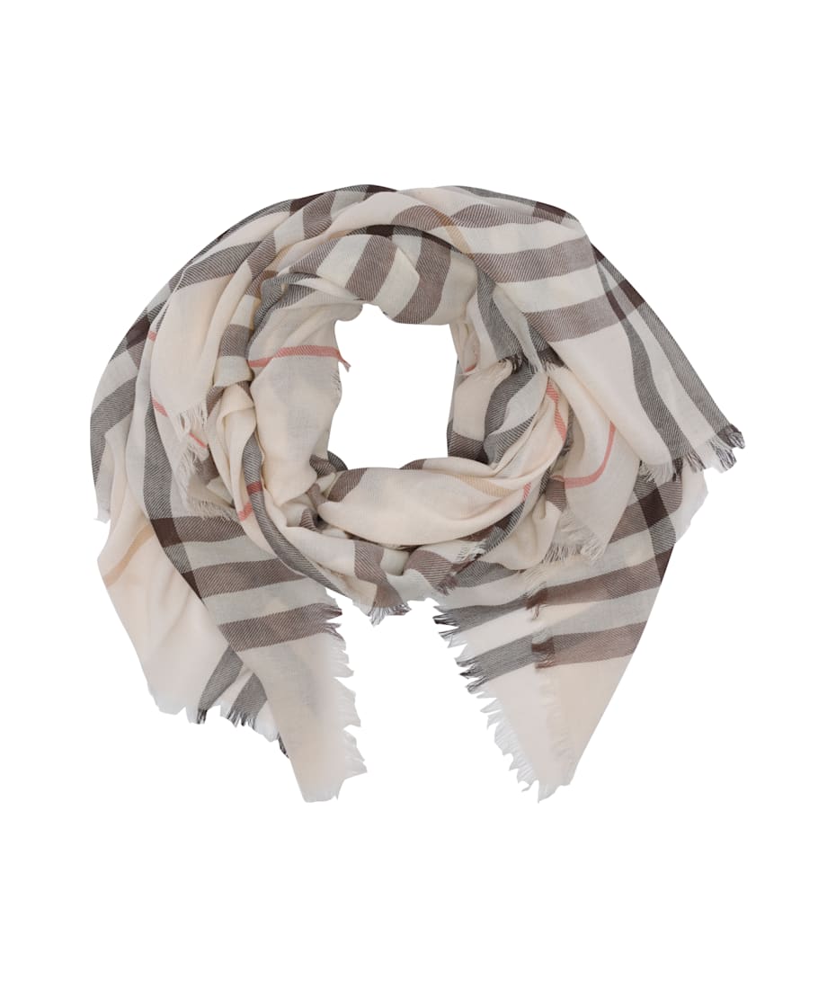 マフラー・ストール Burberry SS25 Embroidered wool scarf (8102536 A9392) Burberry Embroidered Wool Scarf | italist