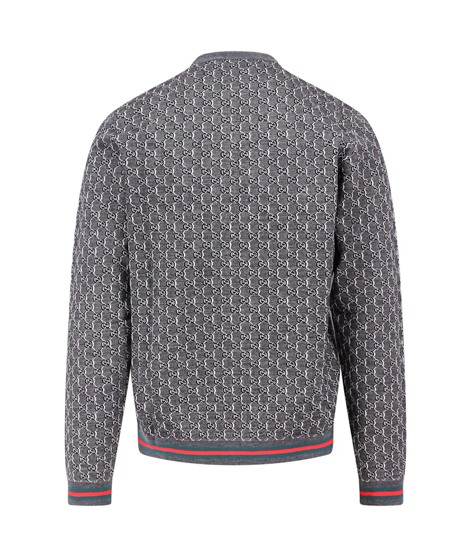 【送料&関税込】Gucci Wool And Silk Cardigan With Gg Motif Gucci Wool And Silk Cardigan With Gg Motif | italist, ALWAYS
