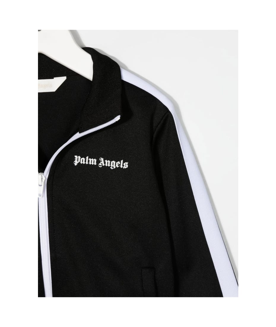 RvceShops - PMAA089E23JER0010110 - Shirt 'White Black'  Fendi Kids FF-logo  embroidery sweatshirt - Palm Angels White Monogram T