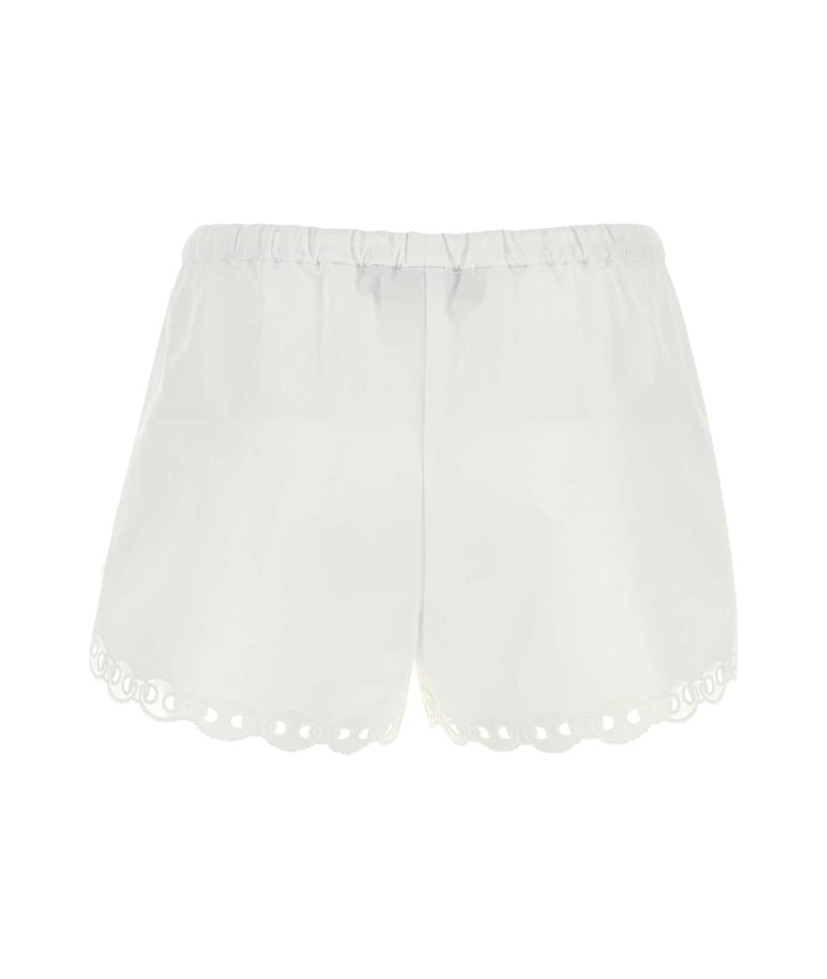 【送料&関税込】Gucci White Poplin Shorts Gucci White Poplin Shorts | italist