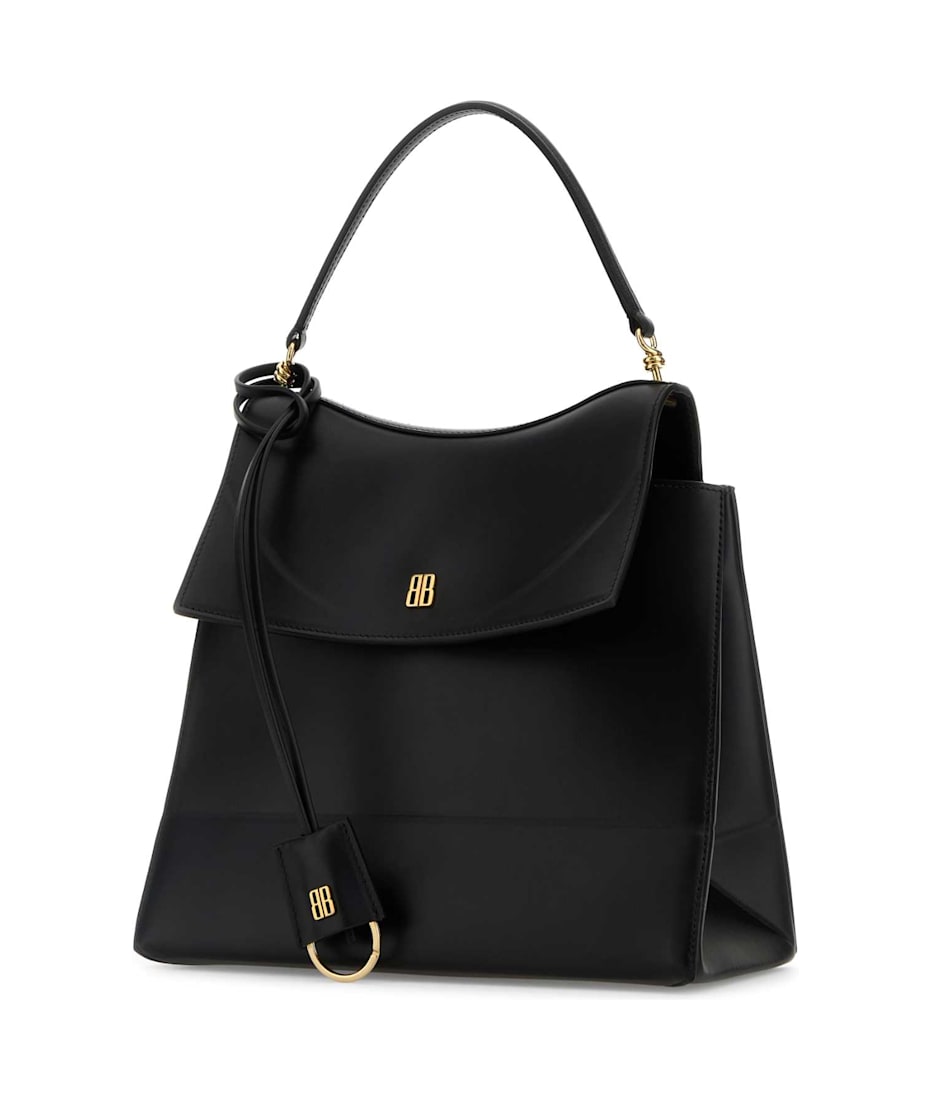 トートバッグ BALENCIAGA Black Leather Medium Nano Handbag Balenciaga Black Leather Medium Nano Handbag | italist