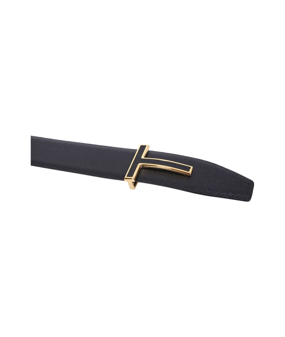 Tom Ford T-buckle Black Belt | italist