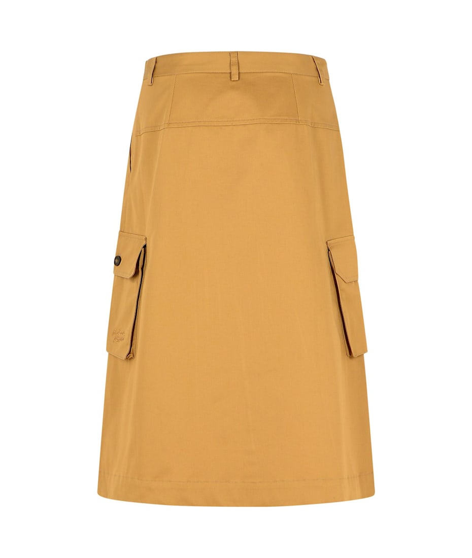 スカート MAISON KITSUNE Women Skirts NW01509WW0078P245 Beige Maison Kitsuné 'utility' Beige Cotton Skirt | italist