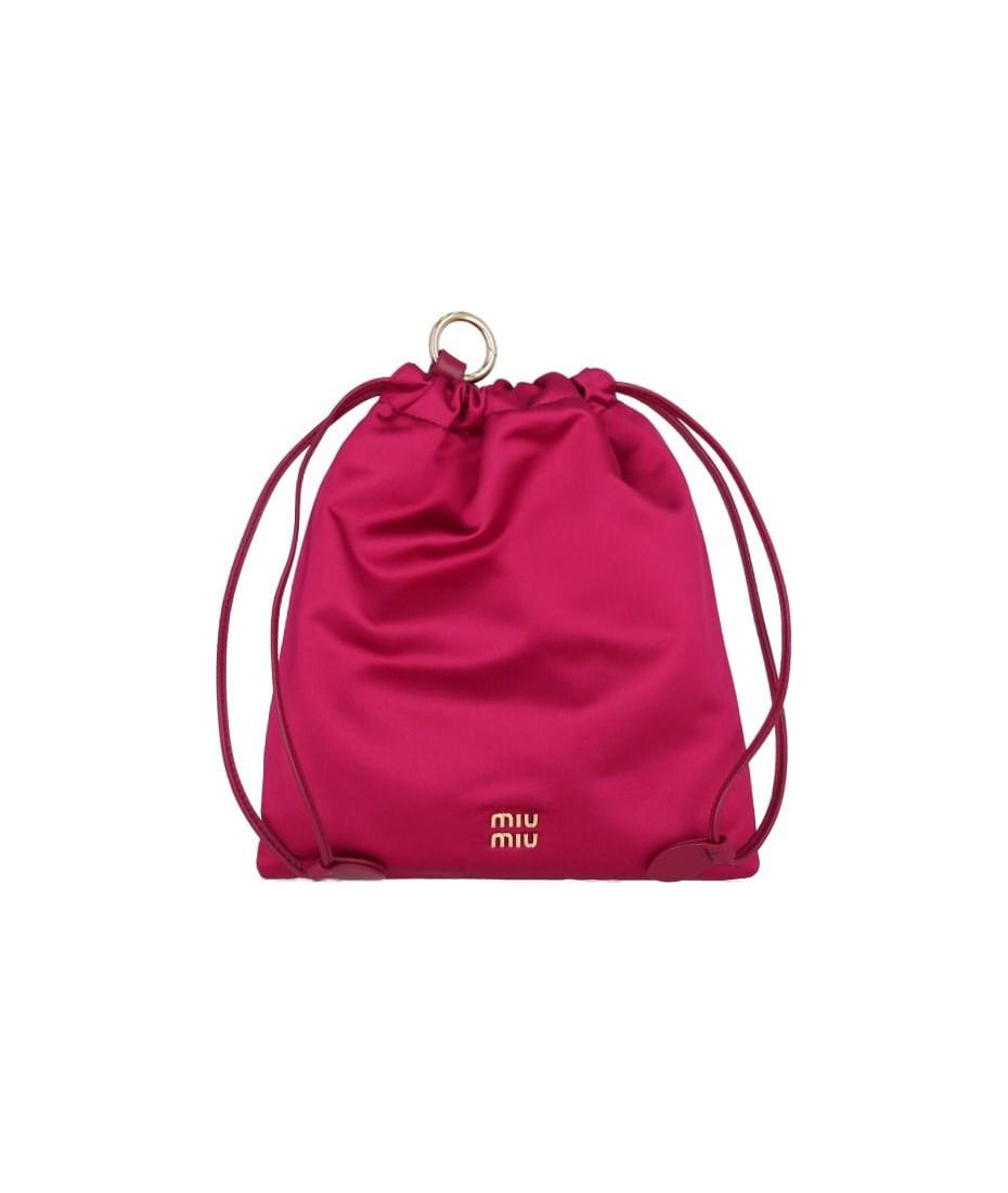 Miu Miu Duchesse Logo Pouch | italist