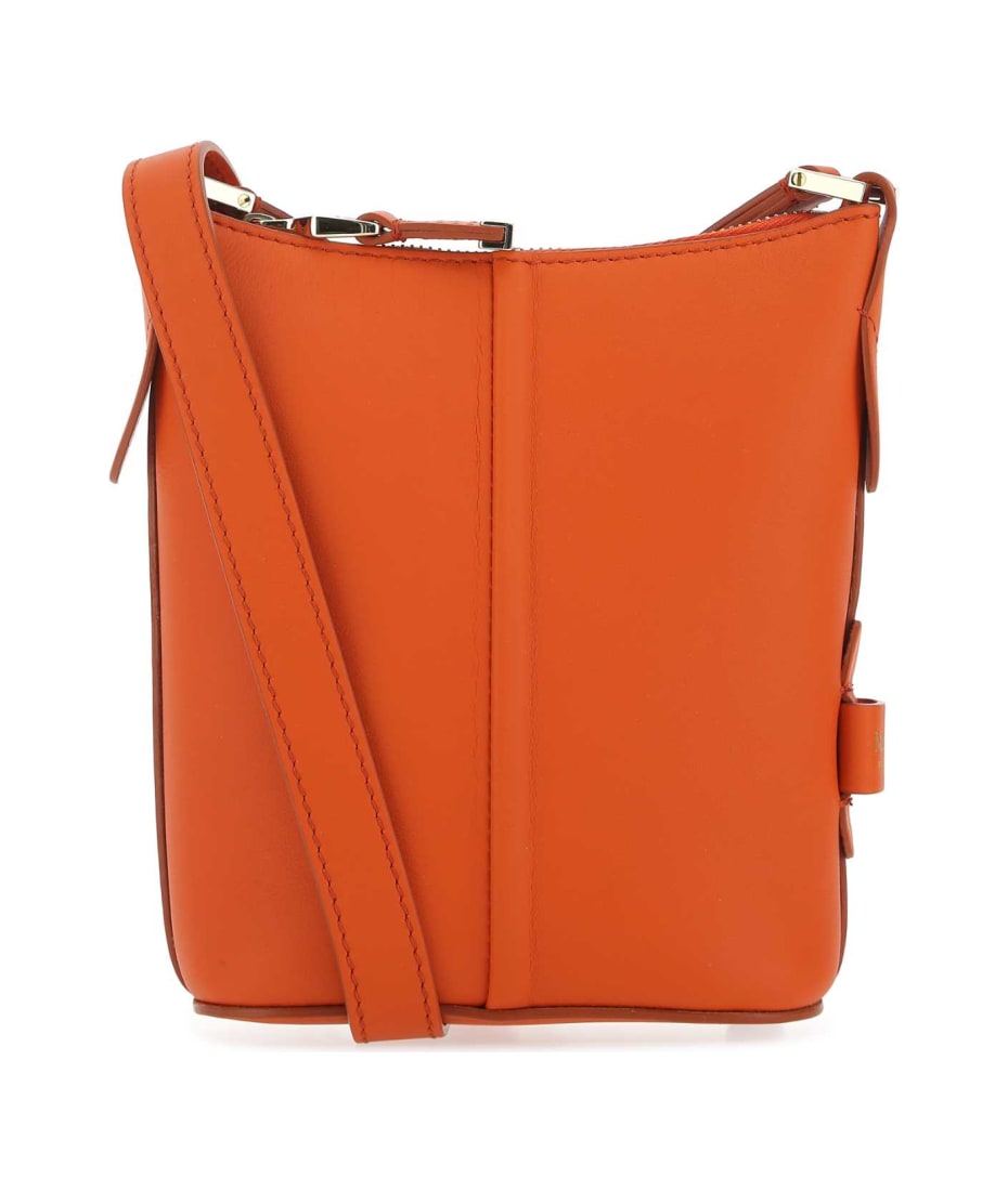 ショルダーバッグ・ポシェット MAX MARA Orange Leather Riviers Crossbody Bag Max Mara Orange Leather Riviere Crossbody Bag – LOZURI®