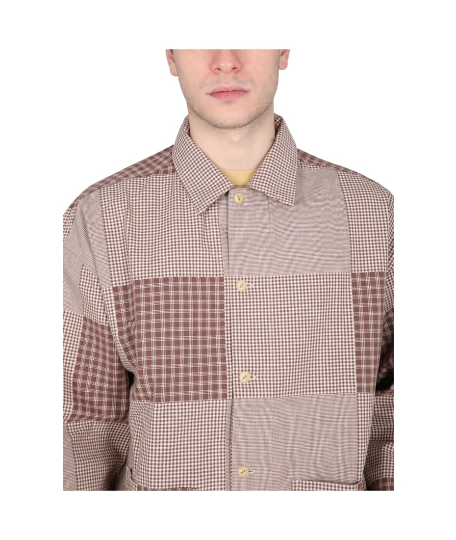 Tシャツ・カットソー YMC SS23 PJ SHIRT (P2UAN_BROWN) YMC Pj Shirt | italist