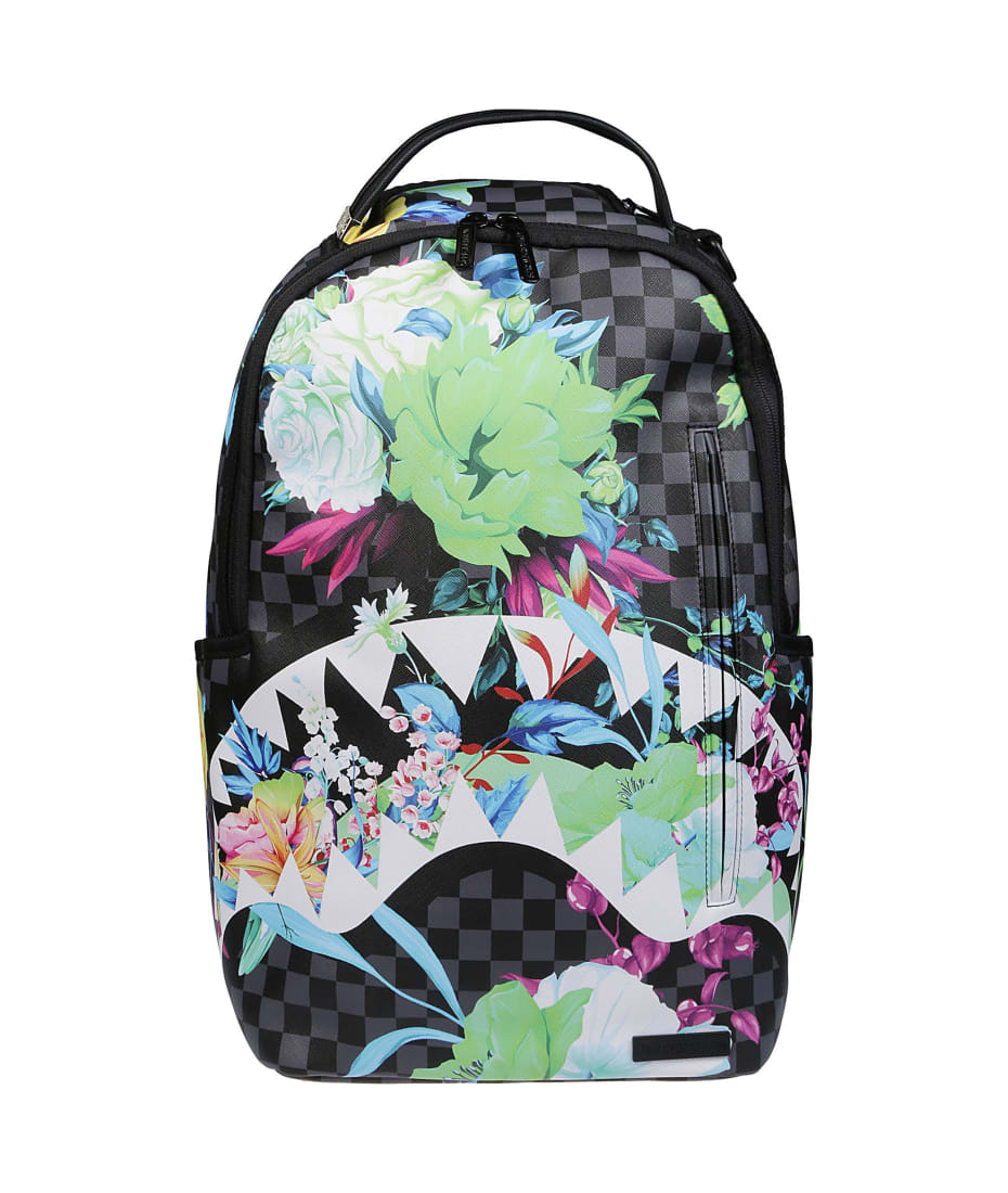 Womens Backpacks, Sprayground Sip Neon Dlxsv Black Checker Backpack