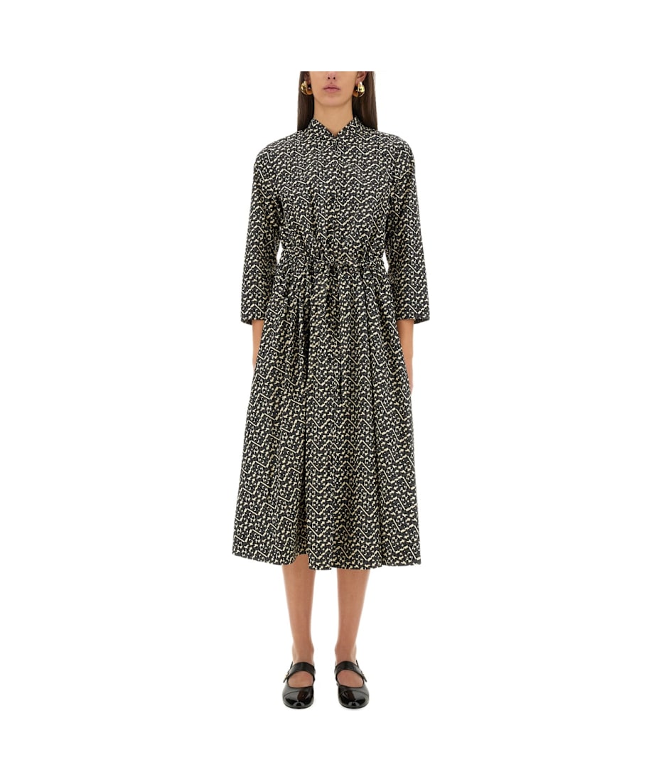 ワンピース Tory Burch Chemisier dress Tory Burch Printed Poplin Long Chemisier | italist