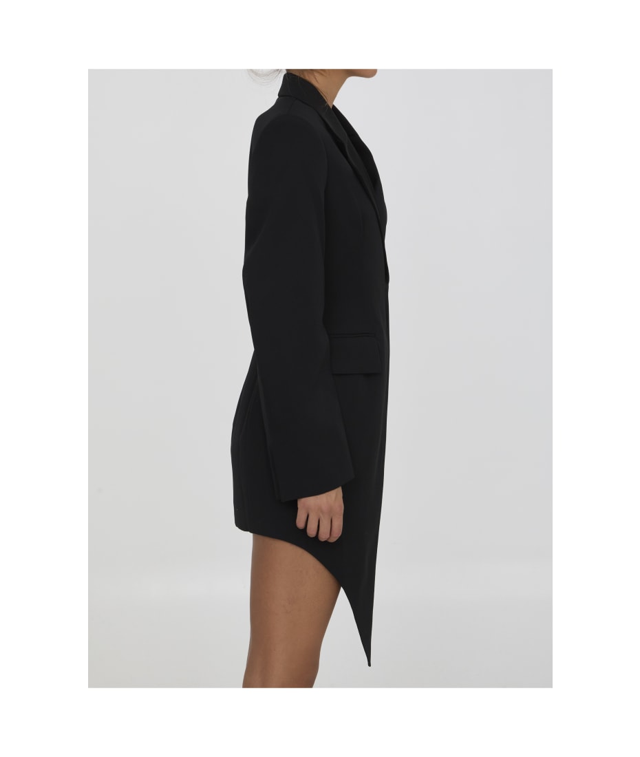 Alexander Wang Asymmetric Minidress Blazer In Wool | italist