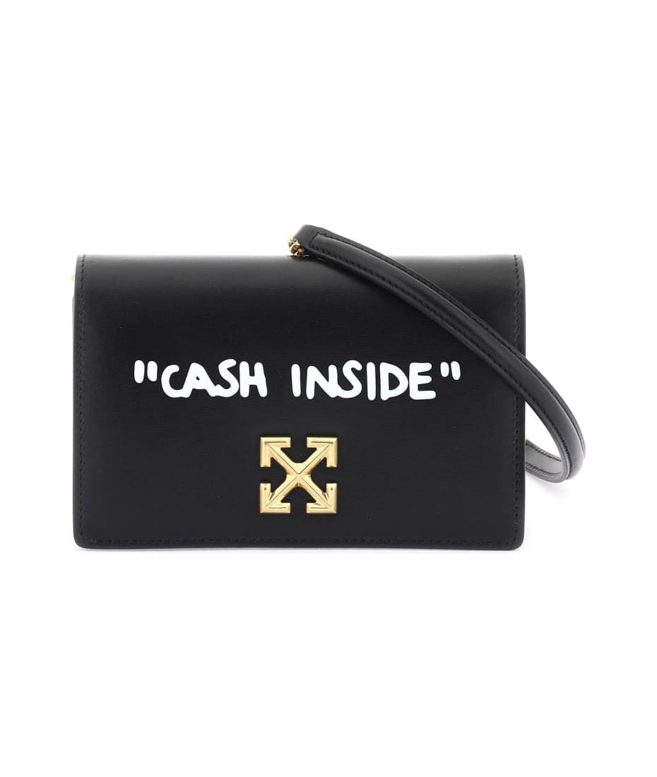 Off-White Jitney 0.5 Cash Inside Chain Shoulder Bag