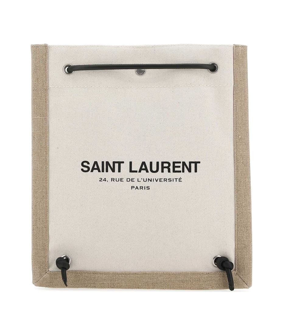 ショルダーバッグ SAINT LAURENT TWO-TONE CANVAS UNIVERSITE CROSSBODY BAG Saint Laurent Two-tone Canvas Universitã© Crossbody Bag