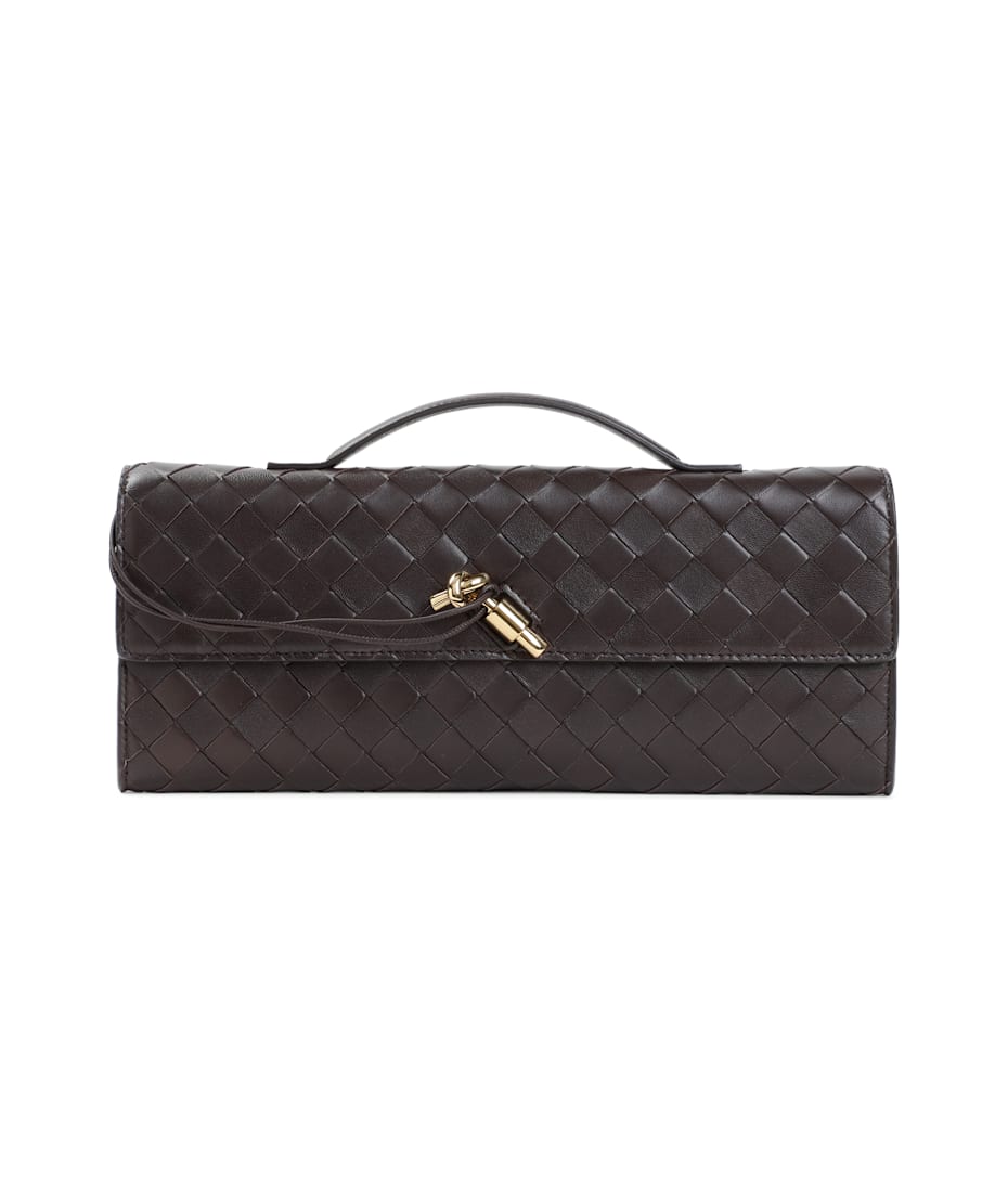 Bottega Veneta Andiamo Long Intreccio Clutch | italist