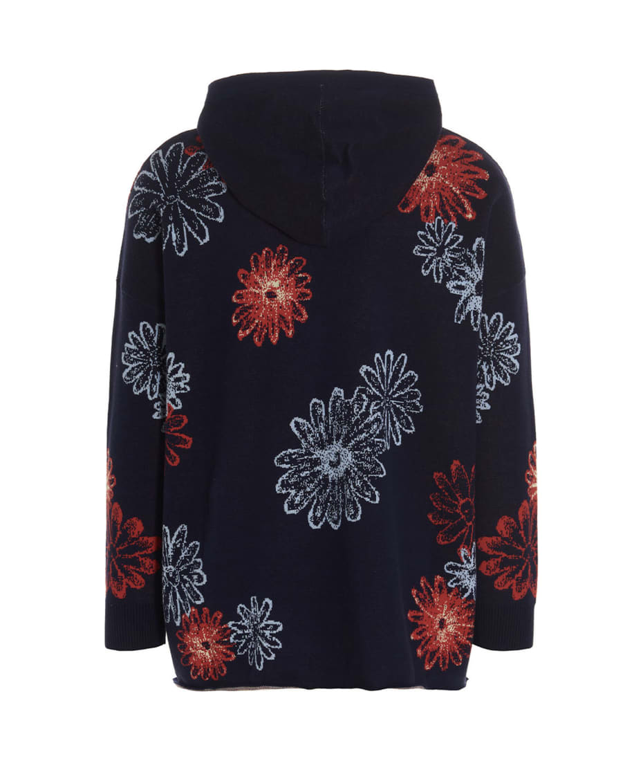 スウェット・トレーナー BLUEMARBLE 'Knitted Jacquard' hoodie Multicolor Bluemarble Knit Jaquard' Hoodie In Multicolor - 58% Off