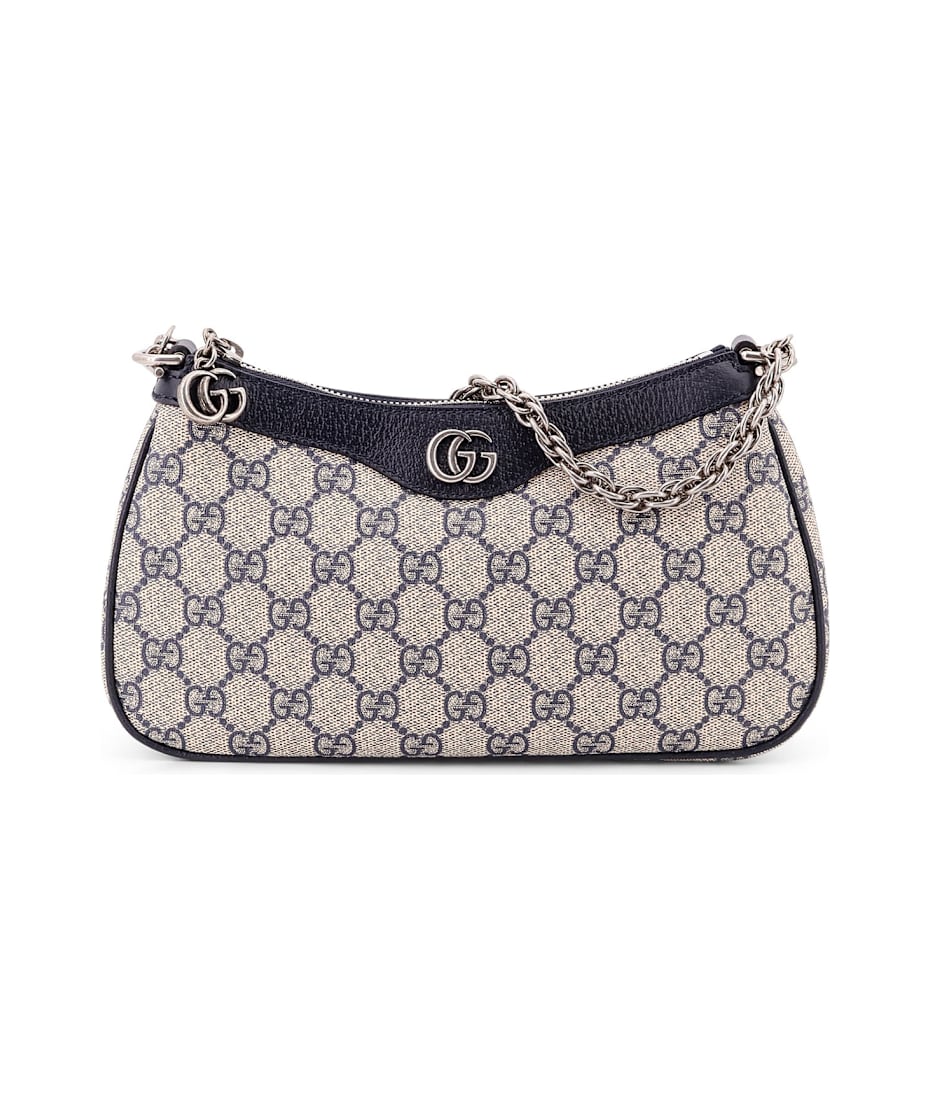 Gucci Ophidia Gg Supreme Fabric And Leather Shoulder Bag