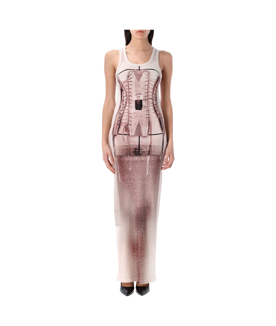 Jean Paul Gaultier Corset Trompe L'oeil Knit Dress | italist, ALWAYS LIKE A  SALE