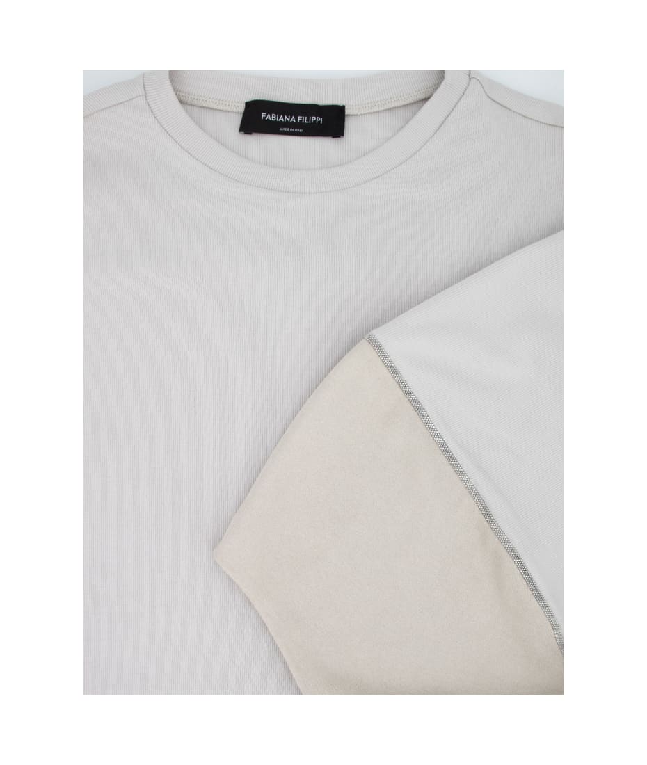 【★完売必至★】fabiana filippi ☆ ジャージー長袖Tシャツ Fabiana Filippi T-shirt | italist
