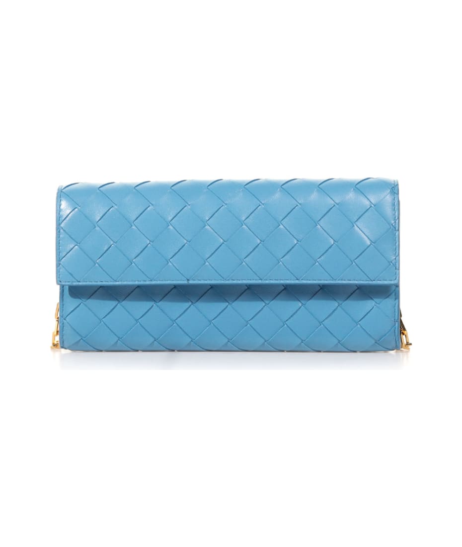 Bottega Veneta Knot - Blue - Woman - Lambskin