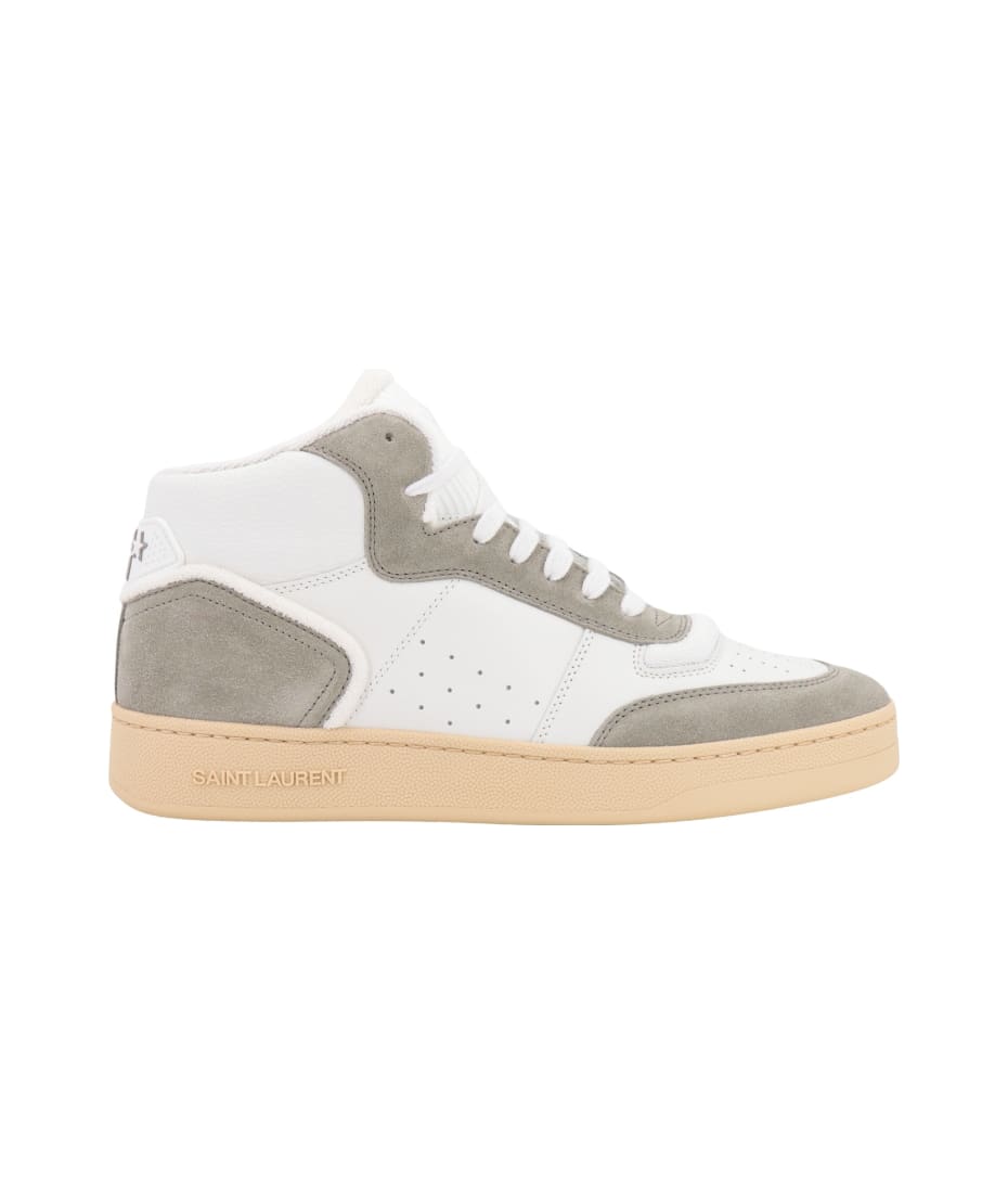 2024 サンローラン SL80 スニーカー MID TOP SAINT LAURENT Saint Laurent Sl80 Mid Top Sneakers スニーカー 通販 | italist