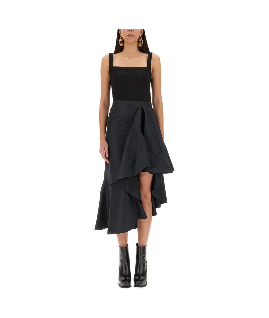 関税送料込Alexander McQueen Ruffle Midi Dress Alexander McQueen Ruffle Midi Dress | nordstrom | REVERSIBLE