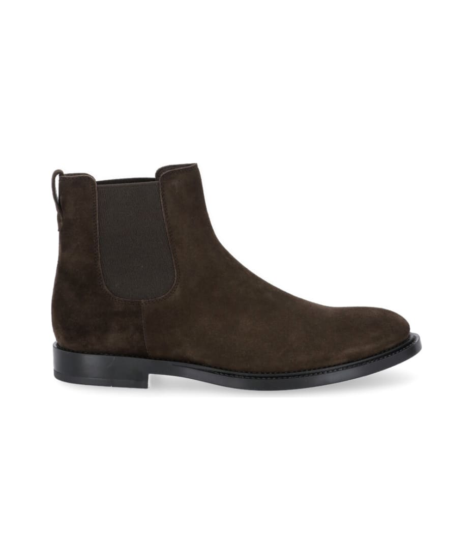 ショートブーツ・ブーティ TODS SUEDE CHELSEA BOOTS Suede Chelsea boots in brown - Tods | Mytheresa