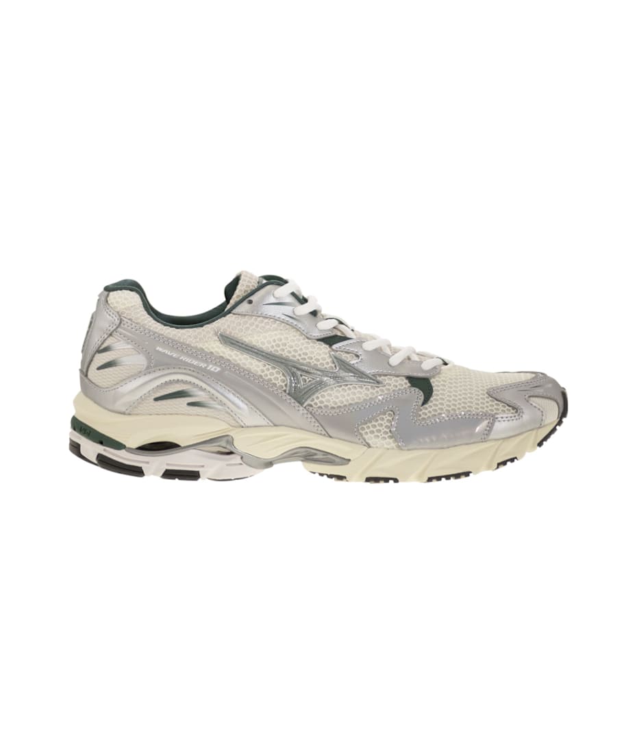 スニーカー MIZUNO FW25 'Wave Rider 10' sneakers (D1GA2431 14) Wave Rider 10 Sportstyle Sneaker, Agave Green/Black Sand