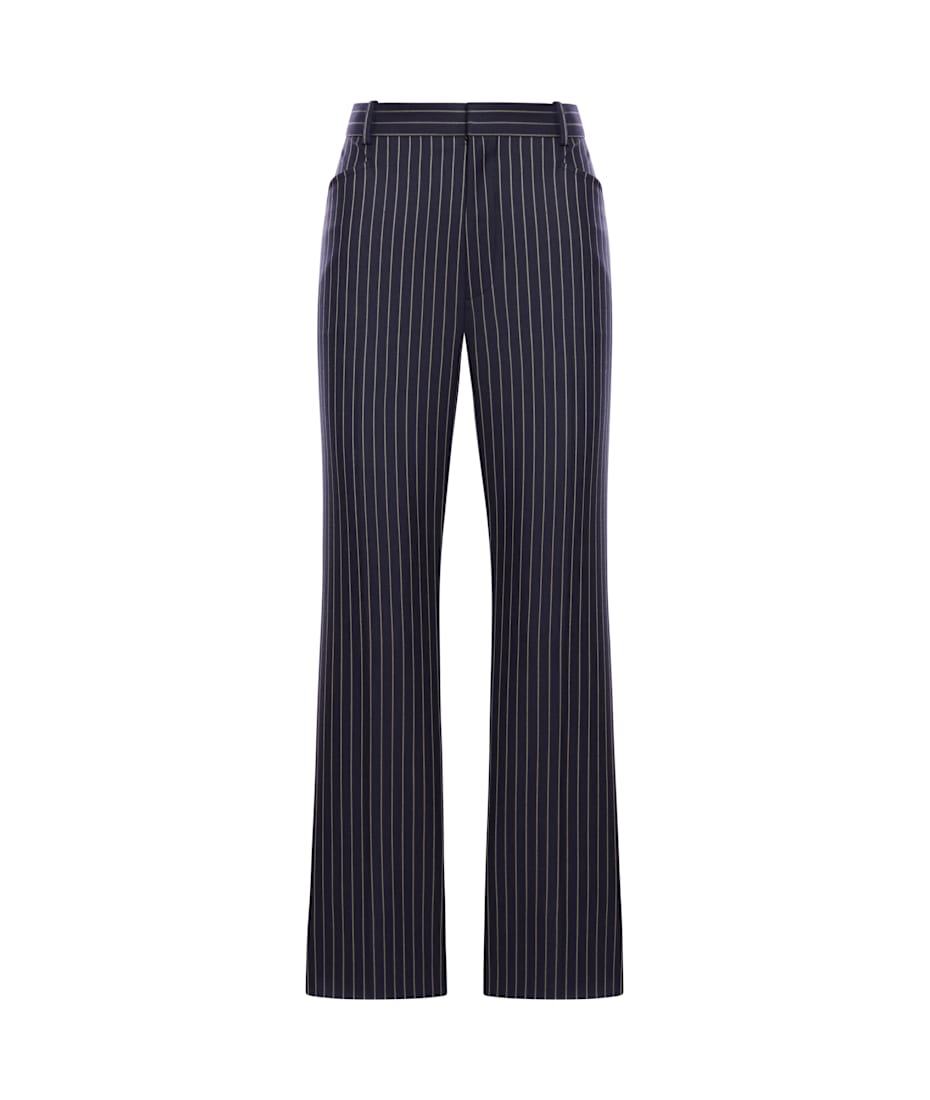 【関税&送料込み】Tom Ford Wool Striped Trousers Tom Ford Striped Wool Trousers | italist