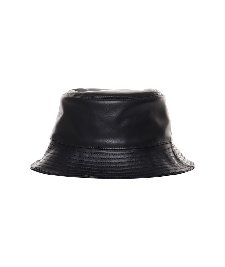 Fisherman hat in nappa calfskin