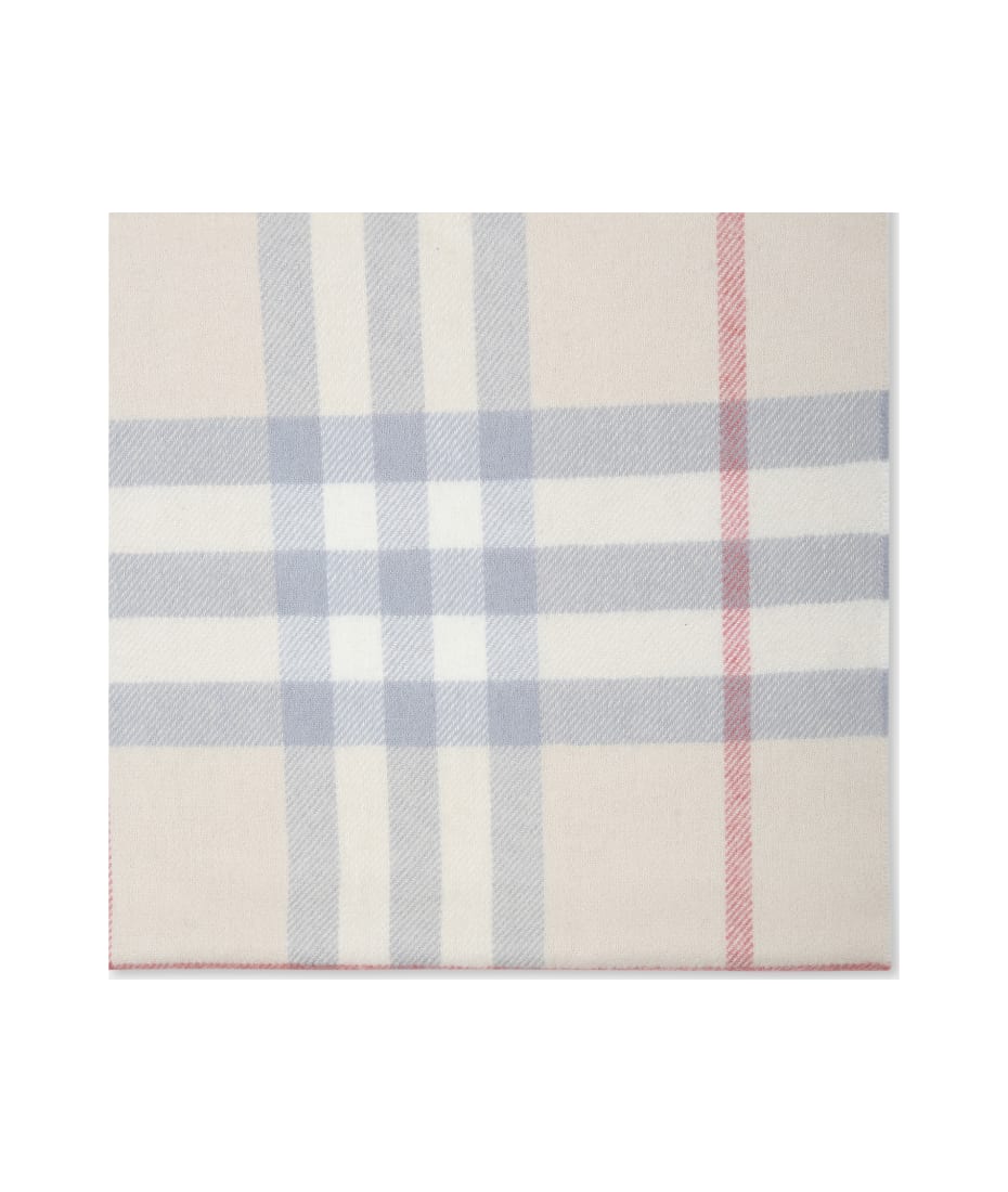 Burberry Beige Blanket For Babykds With Vintage Check