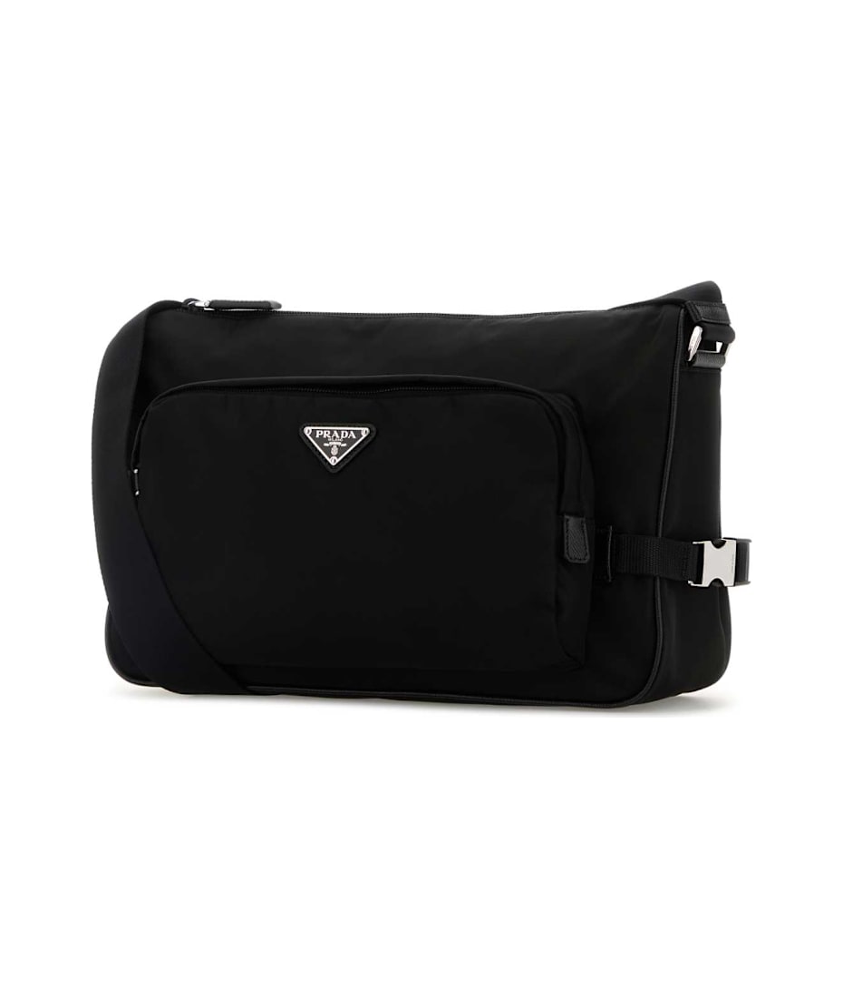【関税&送料込】Prada Black Re-Nylon Large Crossbody Bag Prada Black Re-nylon Large Crossbody Bag | italist