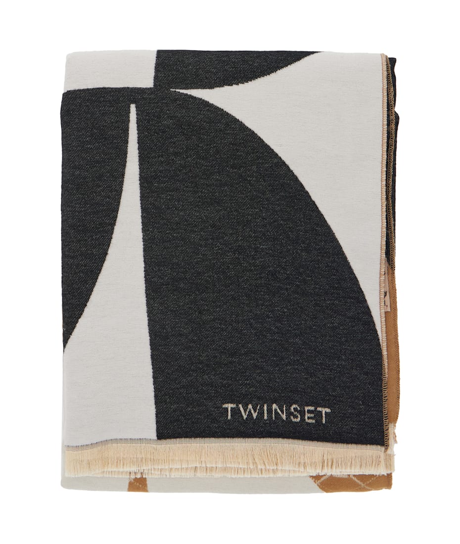 スカーフ TWINSET FW25 STOLA JACQ. OVAL (252TA4270 12649) TwinSet Stola Jacq. Oval | italist