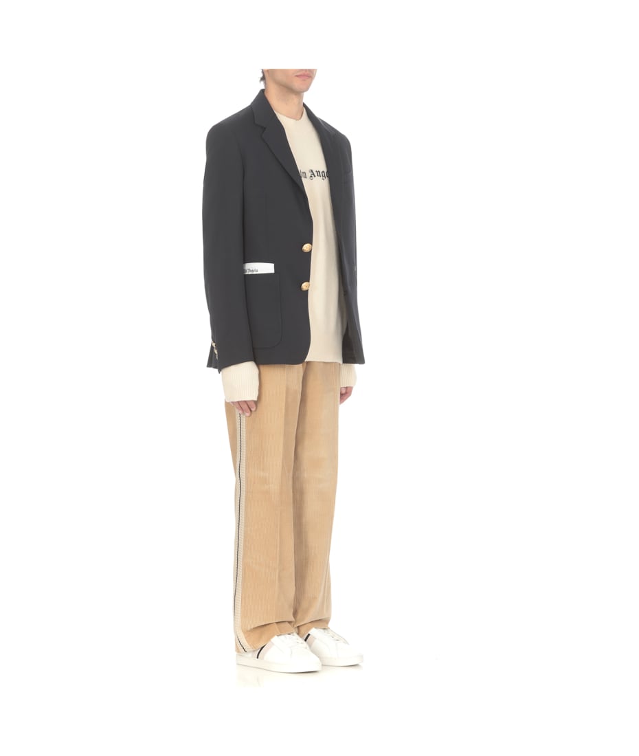 Palm Angels Corduroy Suit Tape Pants | italist