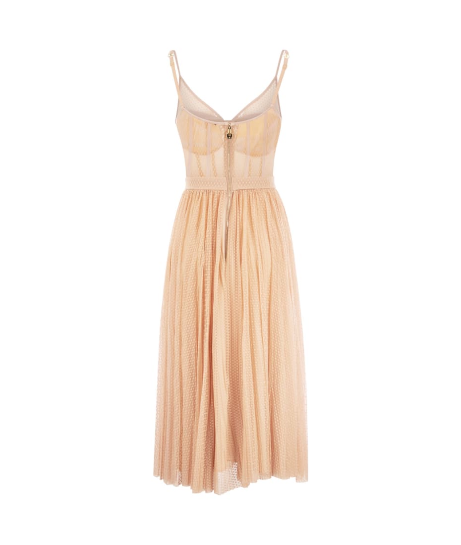 Elisabetta Franchi Tulle Bustier Dress ワンピース＆ドレス 通販