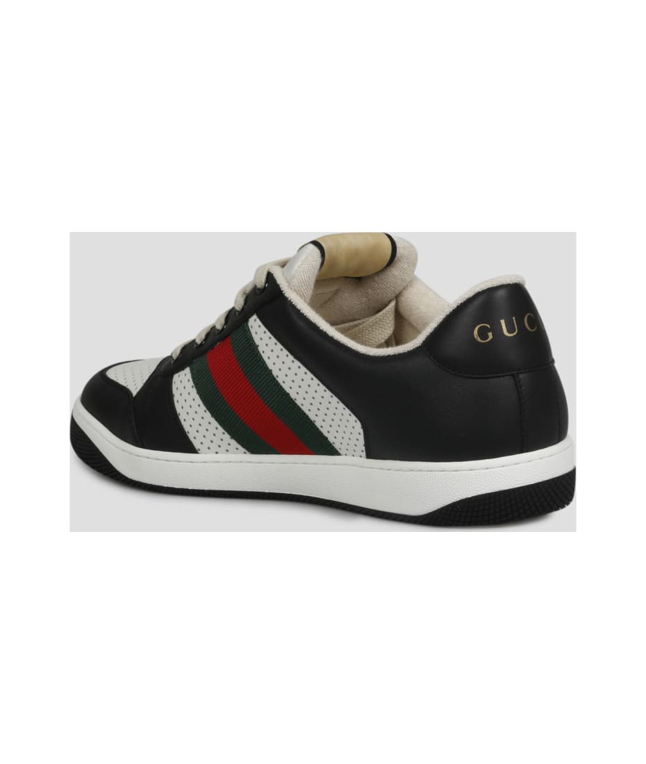 スニーカー Gucci Screener Sneakers GUCCI Screener Monogrammed Canvas and Webbing-Trimmed