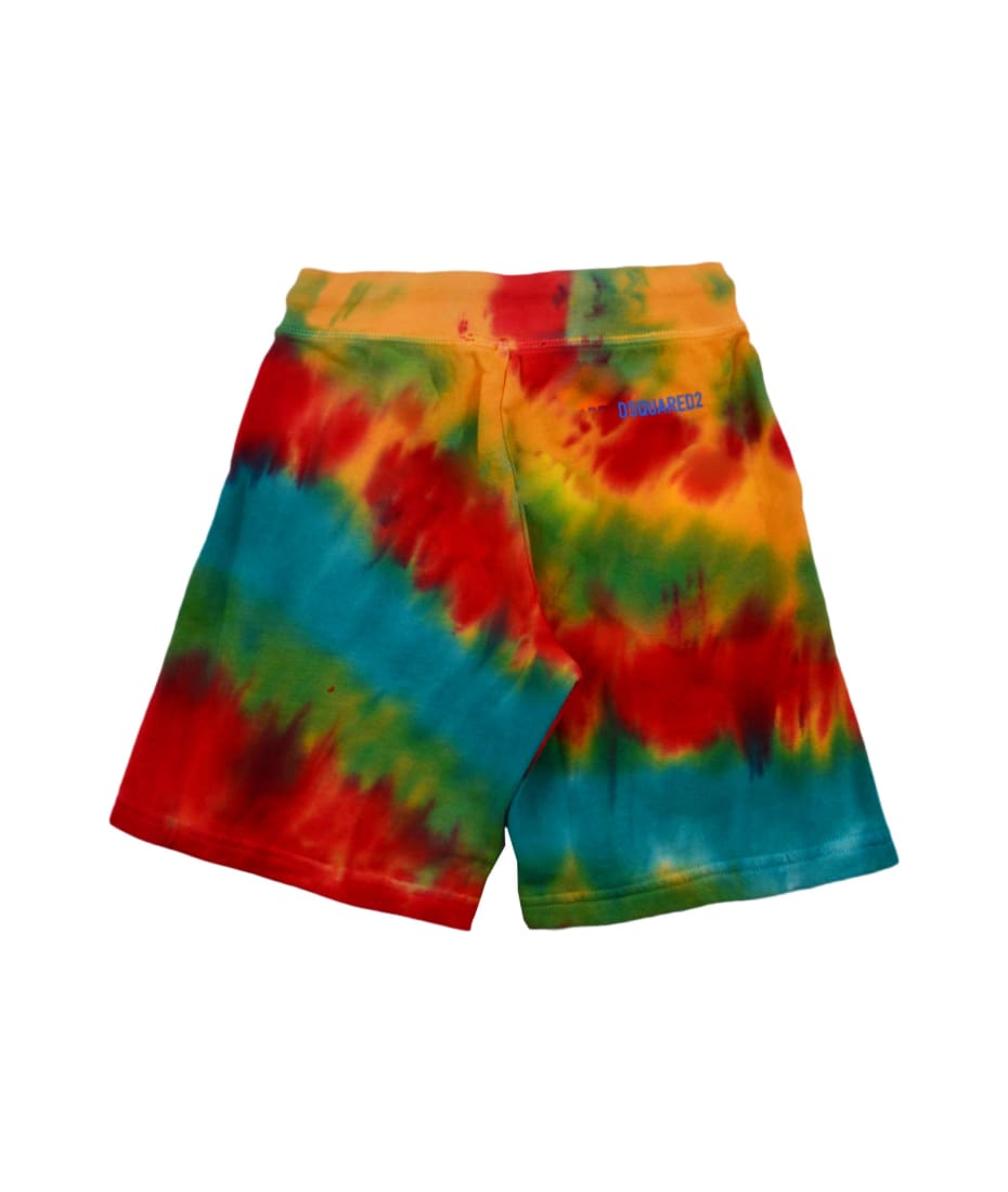 Dsquared2 Cotton Shorts - Multicolor