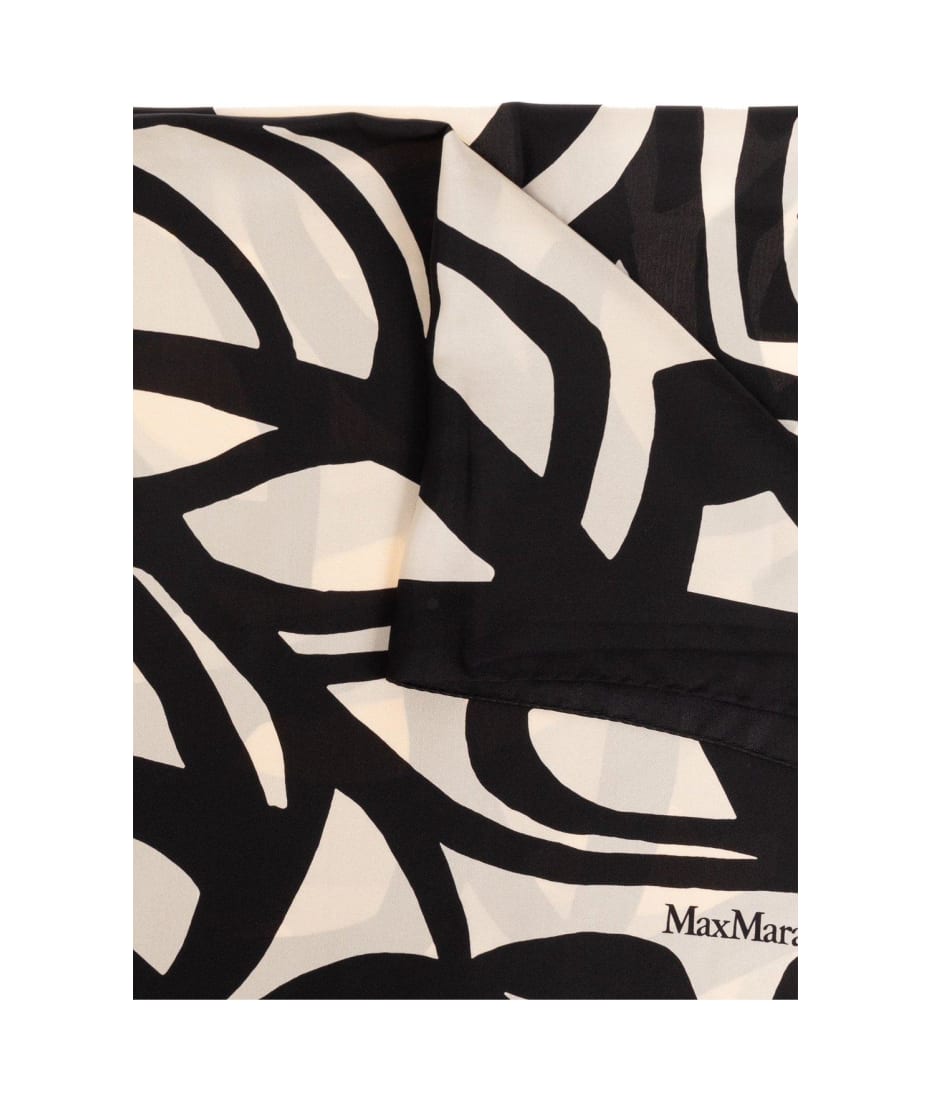 Max Mara Logo Printed Shawl - Neutro