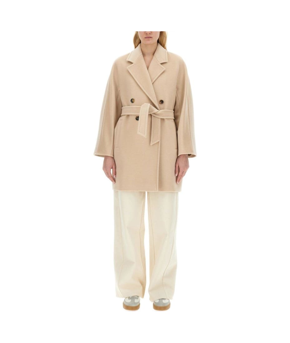 ブルゾン Max Mara Beige Wool And Cashmere Icon Pila Coat Max Mara Pila Coat | italist