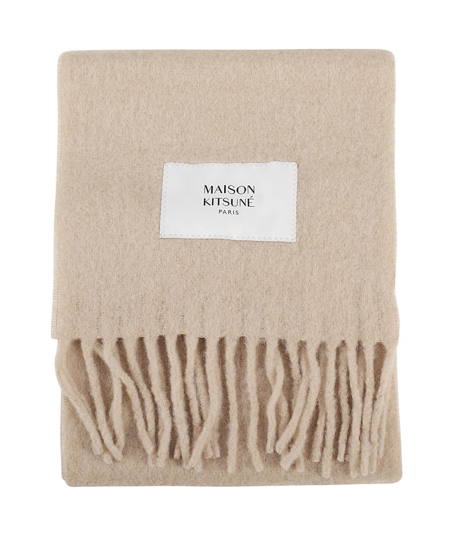 Maison Kitsuné Baby Alpaca Plain Scarf | italist